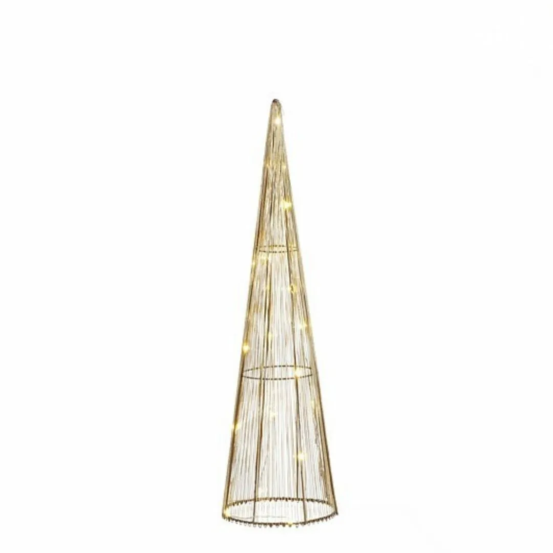 LED kužeľ šampanský 50 cm, 20 LED