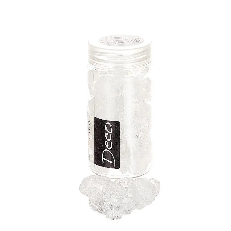 Dekoračné sklenené kamene 40 mm, 370 ml