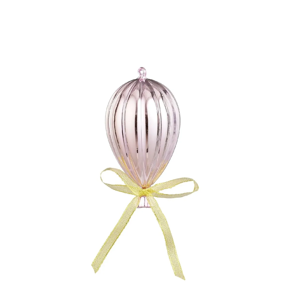 Vianočná dekorácia Balloon ružová ⌀ 8 × 15 cm