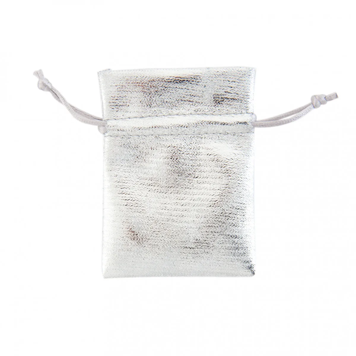 Lesklé vrecúška strieborné 7 × 10 cm