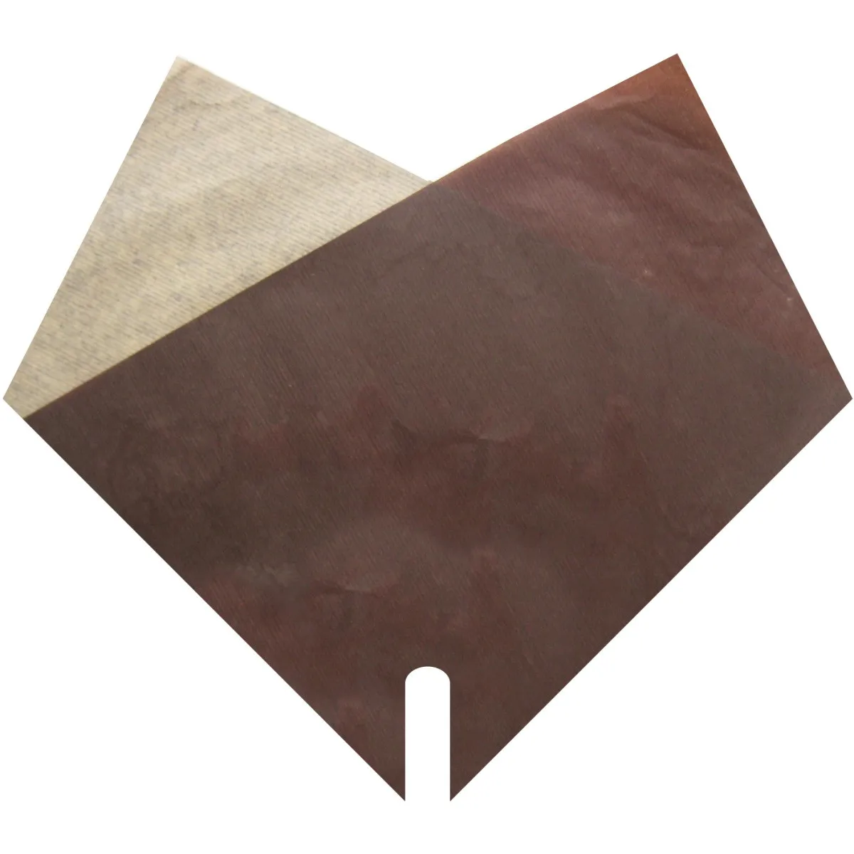 Obal na kvety Double Kraft hnedý 35 × 35 cm