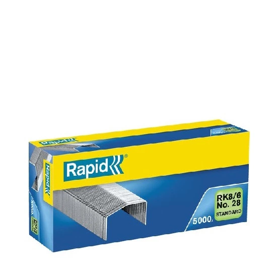 Spony Rapid strieborné 6 mm