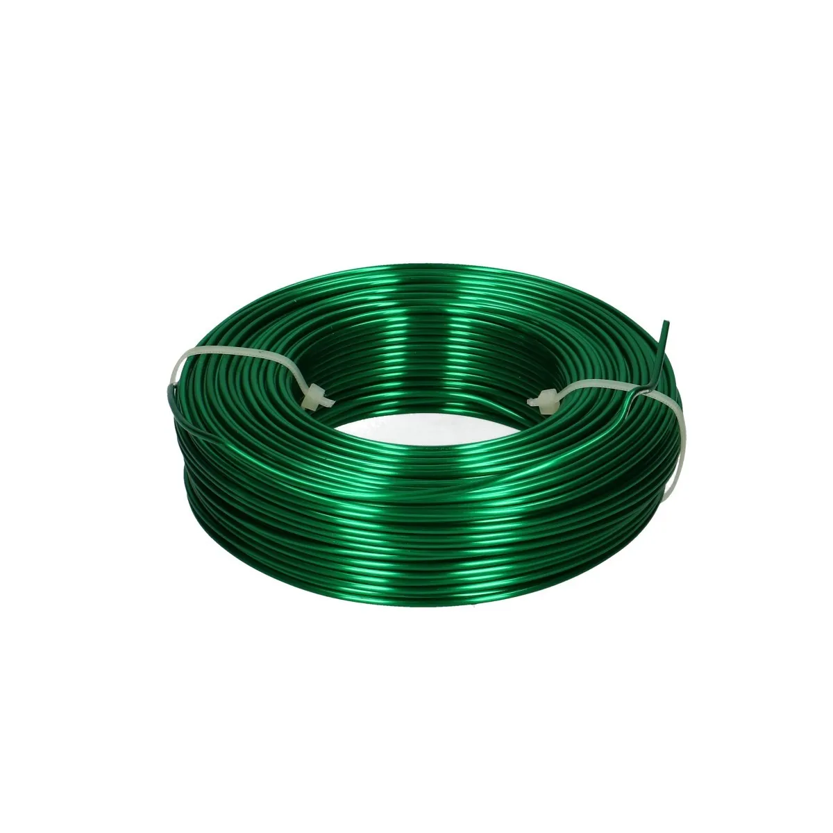 Hliníkový drôt zelený návin 60 m, 2 mm, 500 g