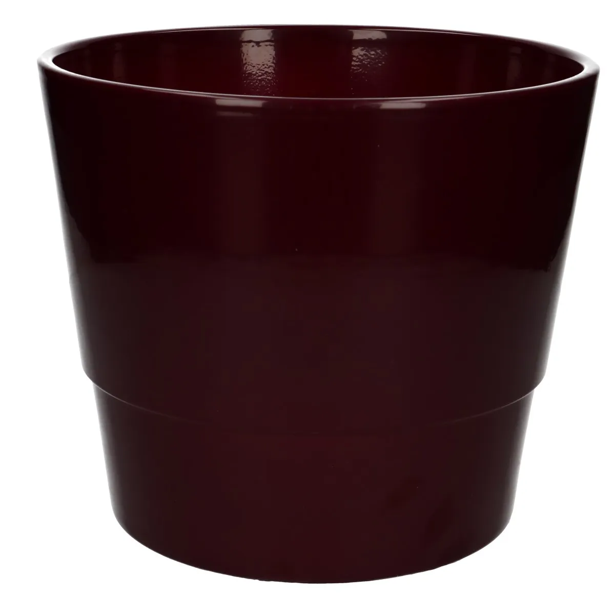 Keramický kvetináč Basic fialový ⌀ 22 × 19 cm
