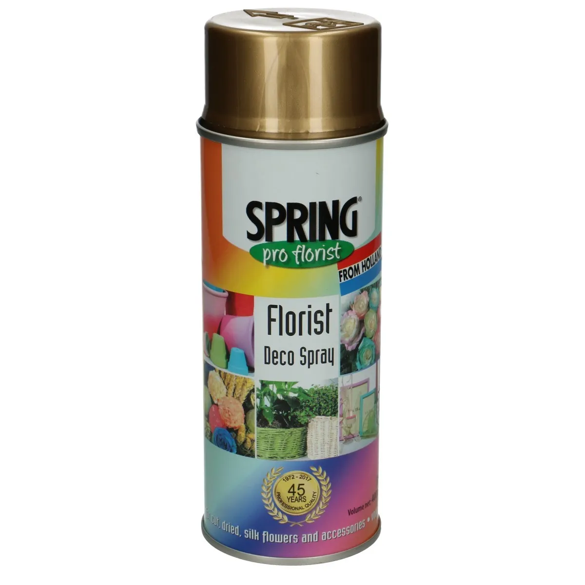 Farba v spreji Decospray, jasná zlatá 400 ml