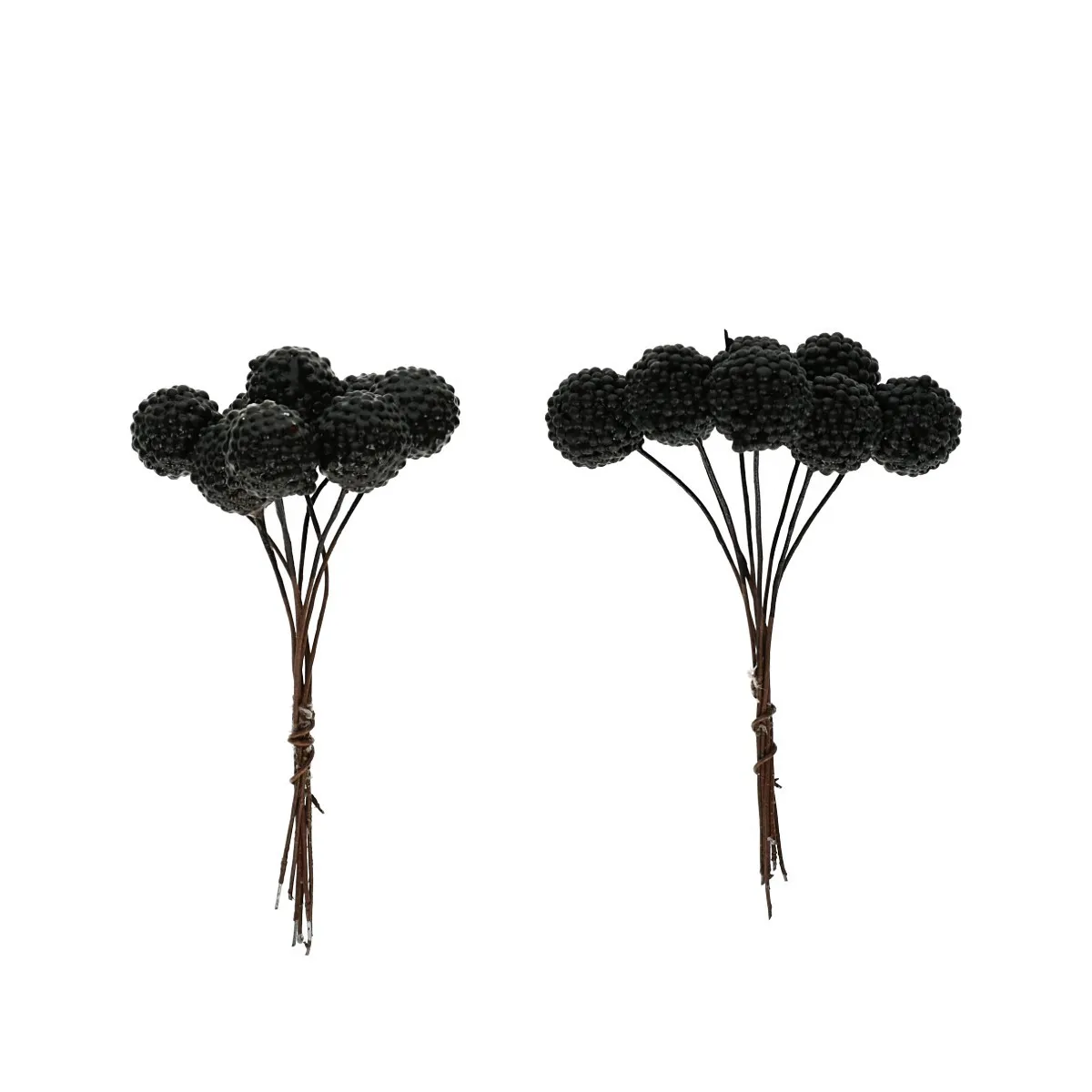 Jesenná dekorácia Blackberry/wire čierna ⌀ 1,5 cm