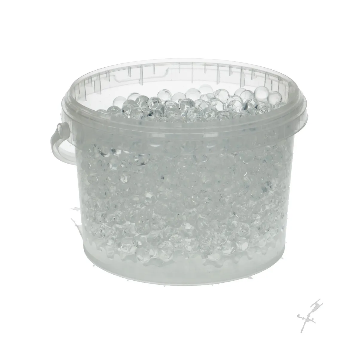 Gélové perly Decogel biele 9 mm, 3 l