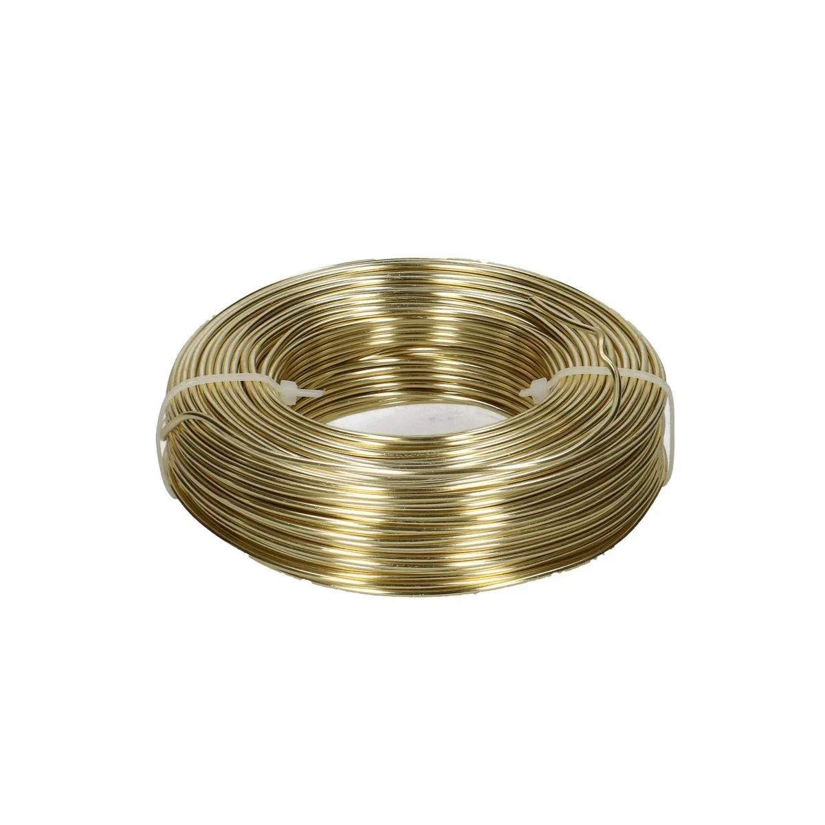 Hliníkový drôt zlatý návin 60 m, 2 mm, 500 g