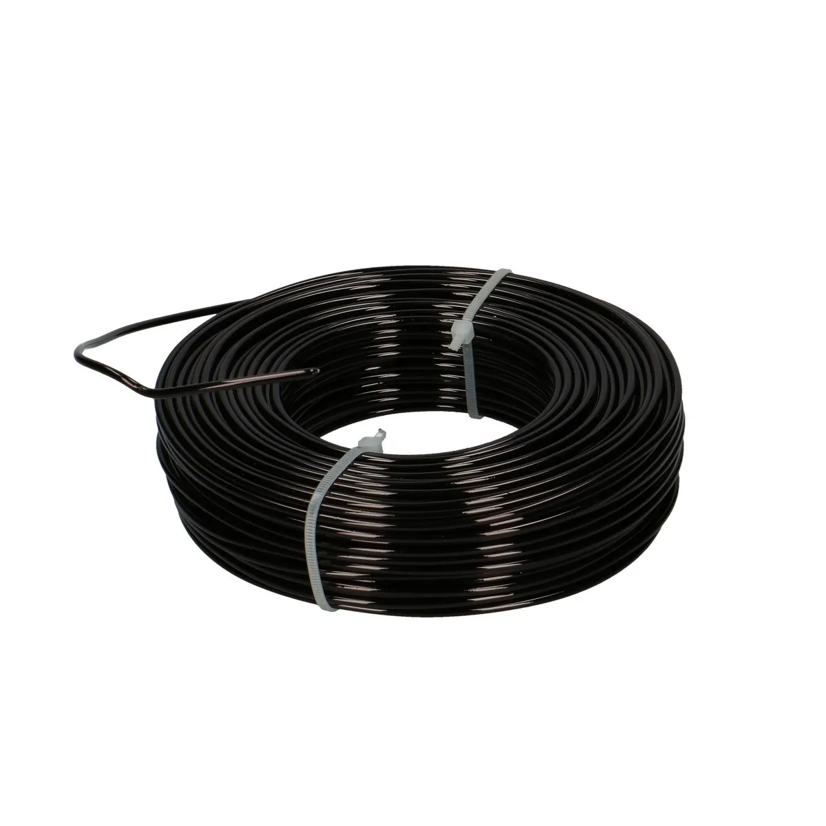 Hliníkový drôt čierny návin 60 m, 2 mm, 500 g