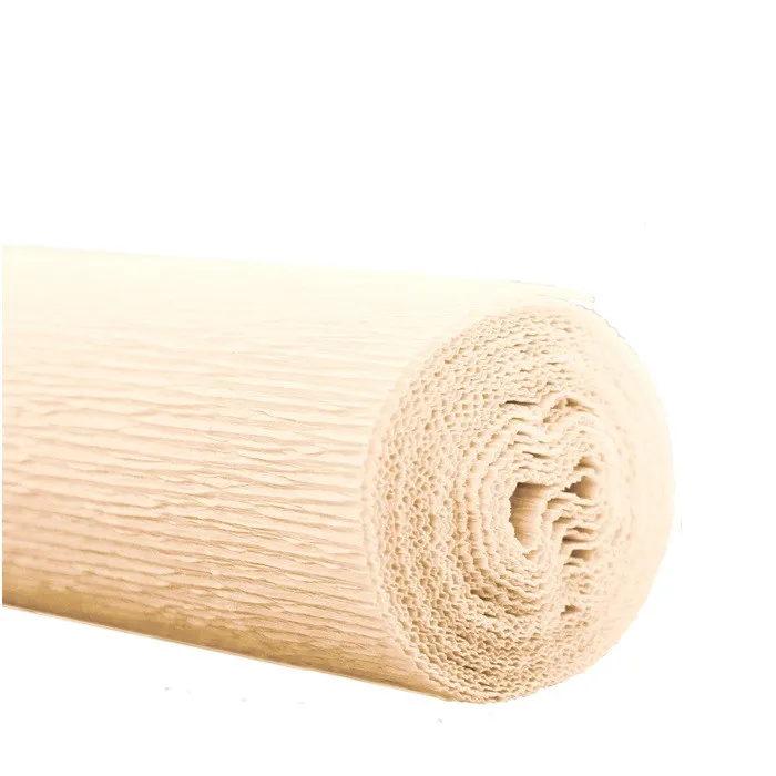 Krepový papier šampanský 50 cm, návin 2,5 m