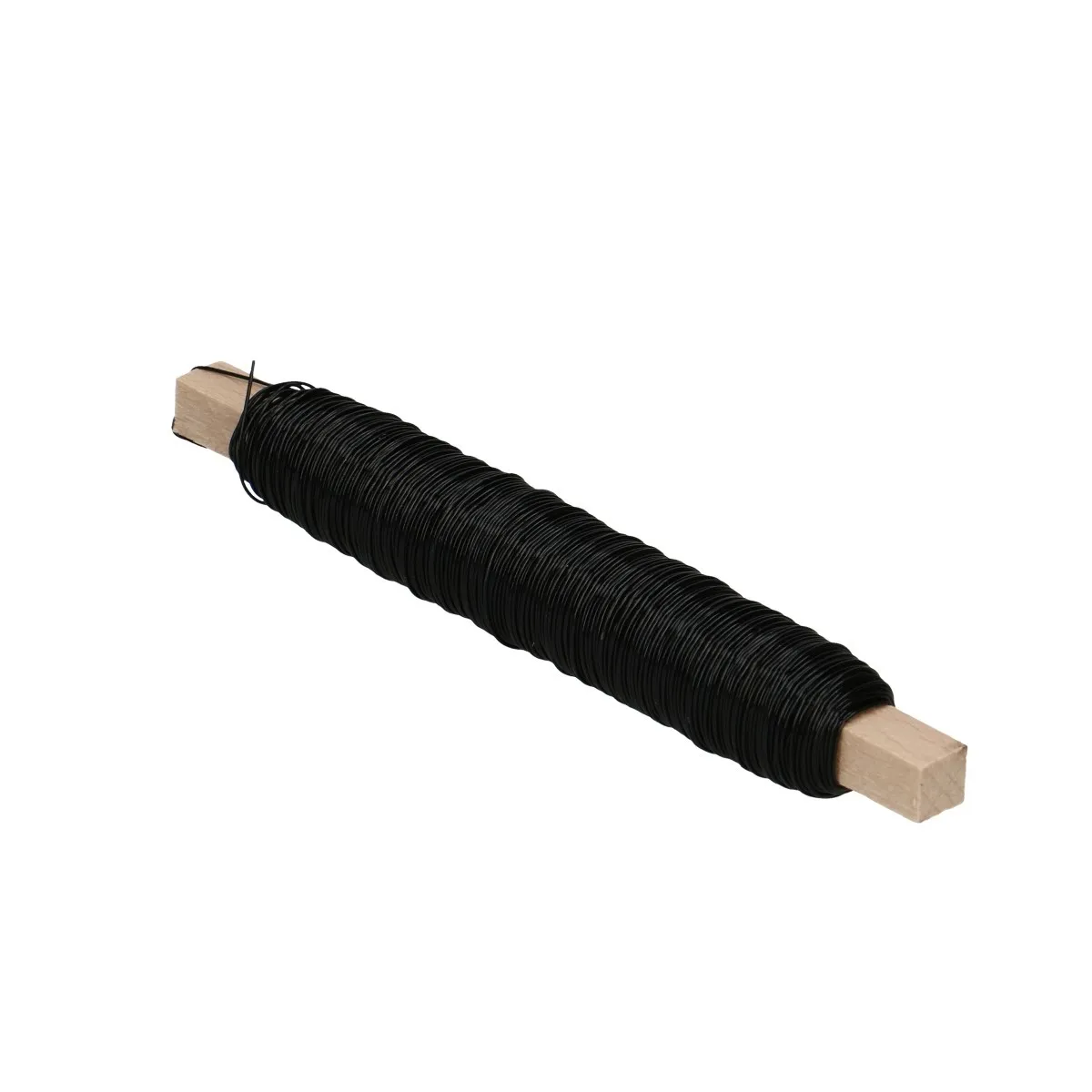 Navíjaný drôt čierny 0,5 mm, 100 g