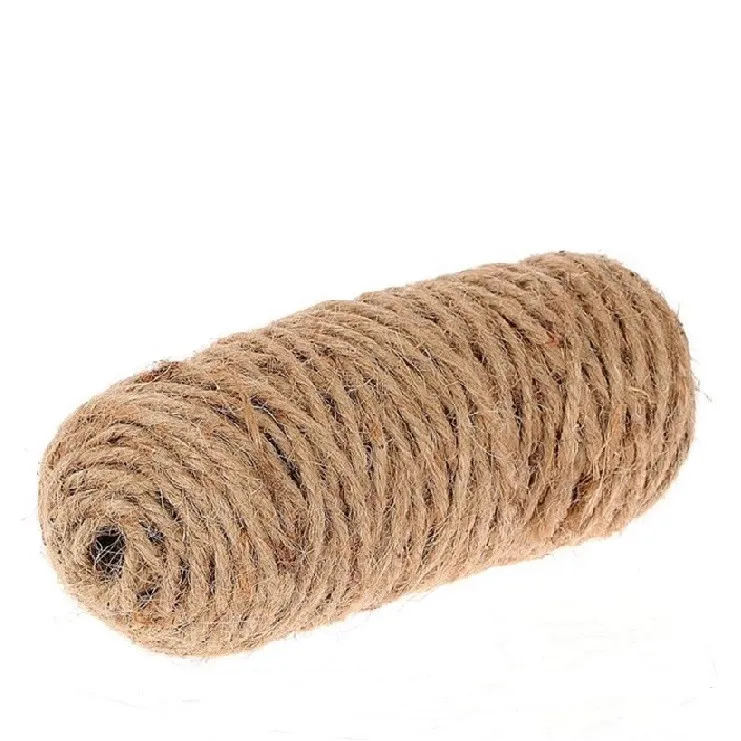 Jutová stuha hnedá návin 50 m, 3 mm
