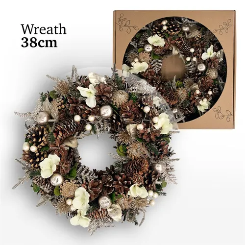 Wreath Combi Pearl 38 cm