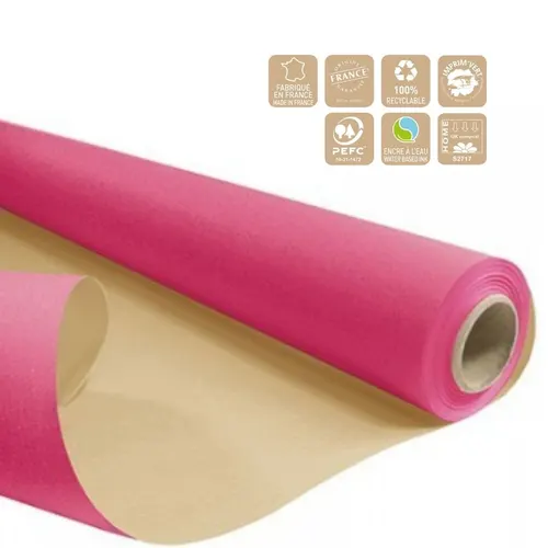 Baliaci papier Clayrton ružový 80 cm, návin 50 m