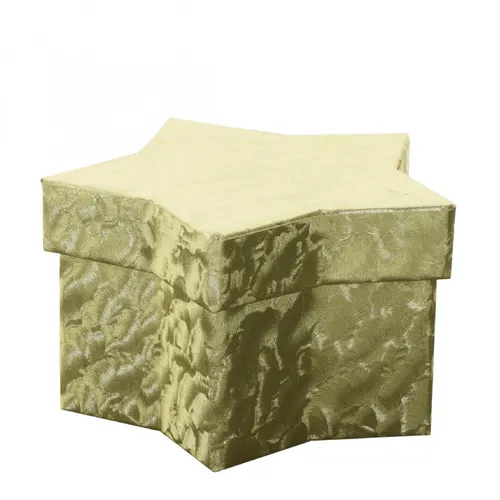 Vianočná dekorácia Hatbox Evelyn zlatá 20,5 × 13 × 12 cm