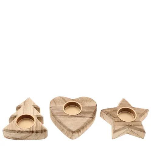 Vianočná dekorácia Tealight h.Christmas 10,5 × 12 × 3 cm