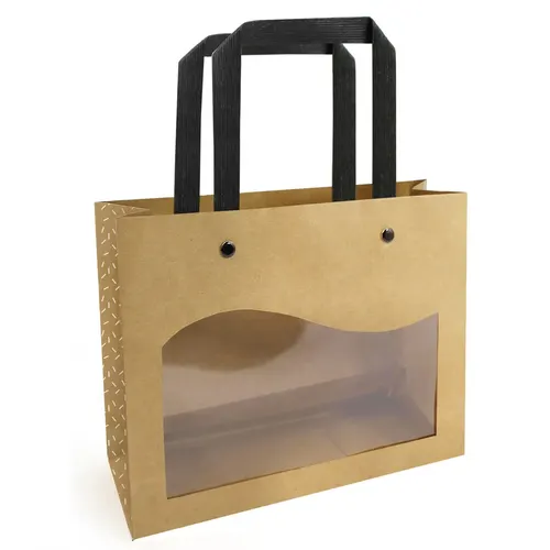 Taška Delicatessen hnedá 11 × 26 × 21,5 cm