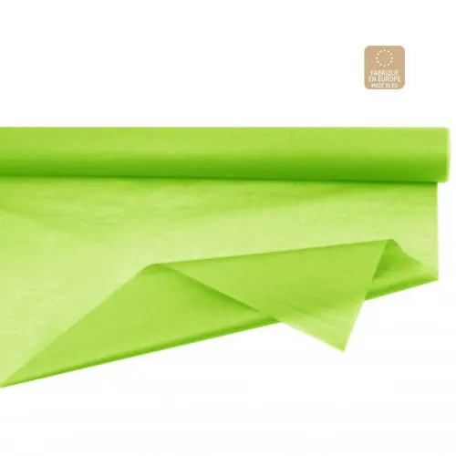 Hodvábny papier v rolke zelený 75 cm, návin 50 m