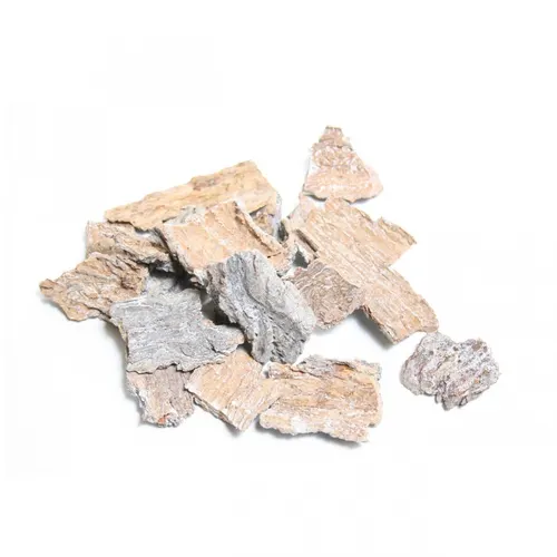 Sušený materiál Bark slices 200gcm biela