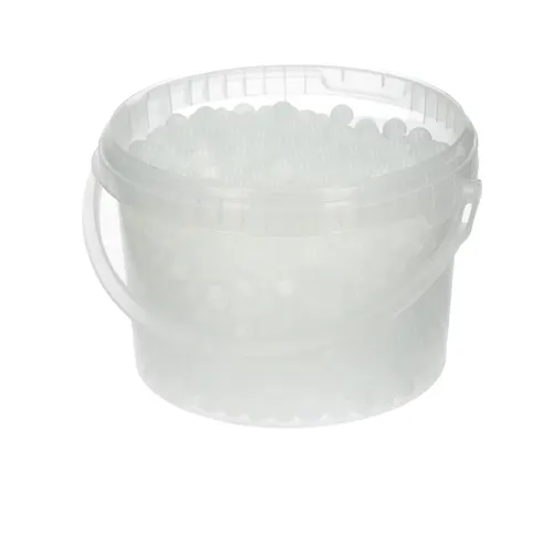 Dekoračná drť Decogel Pearls biela 9 mm, 3 l