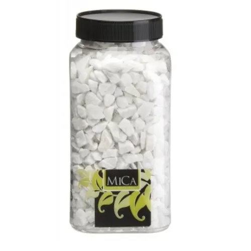 Dekoračný štrk biely 15 mm, 1 kg