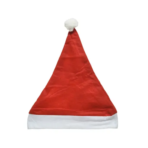 Vianočná dekorácia dekoračný santa hat pompon červená
