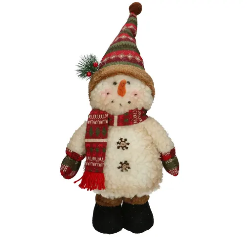Vianočná dekorácia dekoračný snowman dvojfarebná ⌀ 12,5 až 26 × 52 cm
