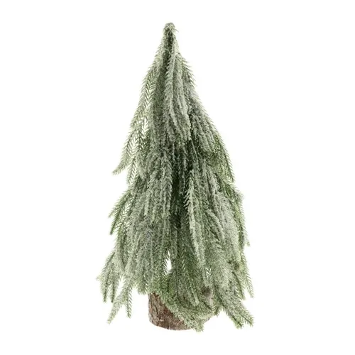 Vianočná dekorácia stromček frosted zelená ⌀ 25 × 45 cm