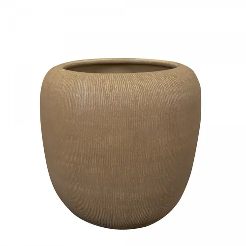 Keramický kvetináč Roxan hnedý ⌀ 23 × 21 cm