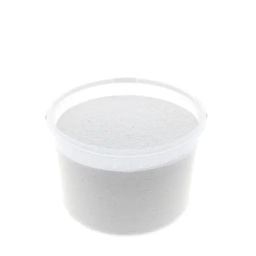 Dekoračný piesok biely 0,5 mm, 3 l