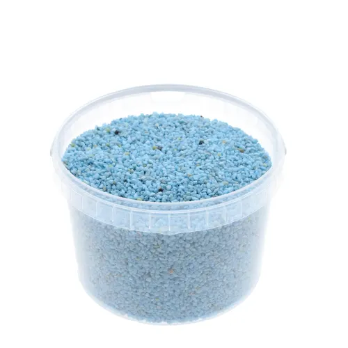 Dekoračná drť drť 2- modrá 3 mm, 3 l
