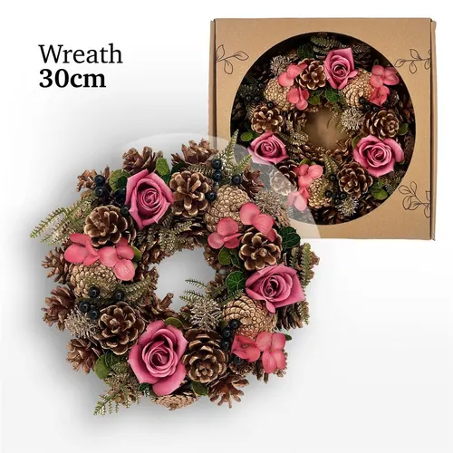 Wreath Combi Pink 30 cm