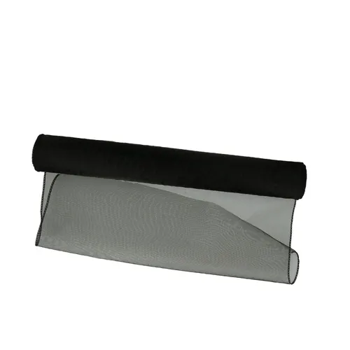 Textília Organza čierna 40 cm, návin 9 m