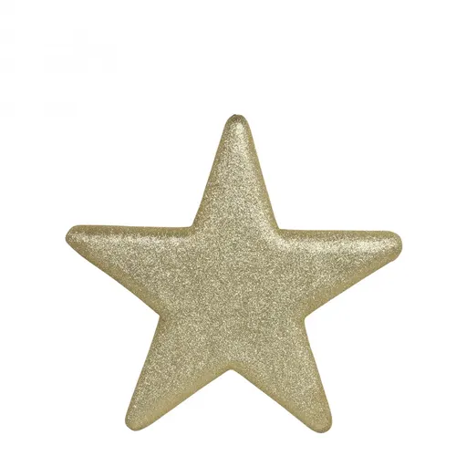 Vianočná dekorácia dekoračný hviezda sparkling zlatá ⌀ 25 cm