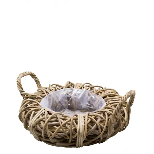 Ratanová misa Terima hnedá ⌀ 30 × 9 cm