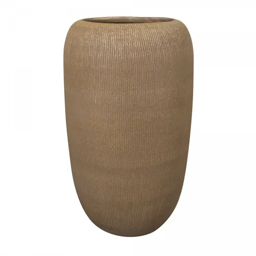 Keramická váza Roxan hnedá ⌀ 22 × 37 cm