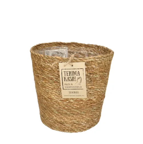 Košík na kvetináč Terima hnedý ⌀ 19 × 19 cm