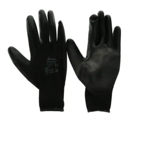Floristický materiál Gloves PU (11)XXL čierna