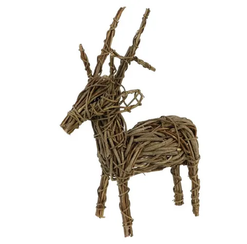 Vianočná dekorácia dekoračný reindeer Vine 38 cm