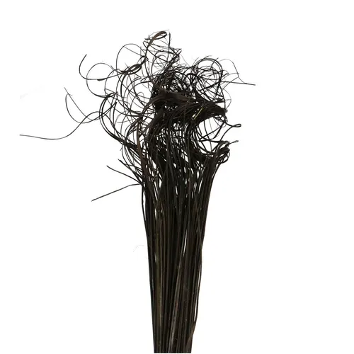 Sušený materiál Curly TingTing čierna 70 cm