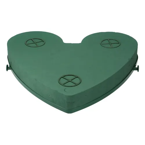 Floristická hmota Oasis AutoHeart+suction pohárik zelená ⌀ 40 × 42 cm