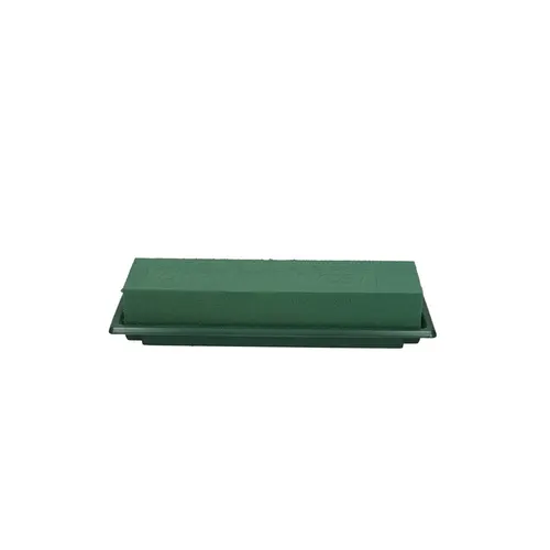 Floristická hmota Oasis Table dekoračný Medi zelená 25 × 9 × 6 cm