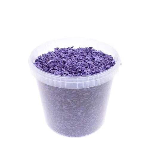 Dekoračná drť drevo chips 8 mm, 10 l