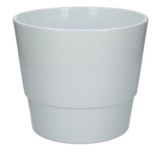 Keramický kvetináč Basic biely ⌀ 22 cm