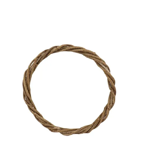 Sušený materiál Twisted Vine kruh hnedá ⌀ 35 × 3,5 cm