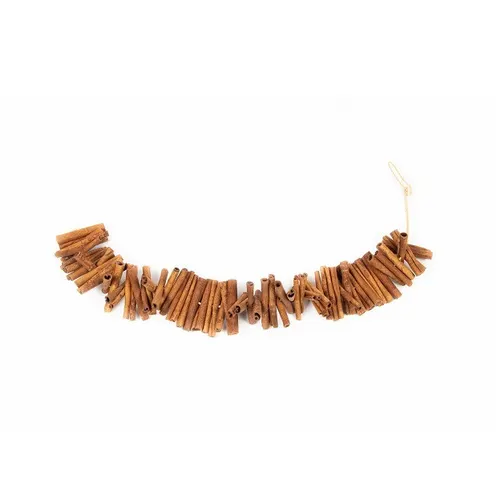 Sušené ovocie Cinnamon girlanda hnedá 75 cm