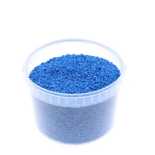 Dekoračná drť drť 2- modrá 3 mm, 3 l