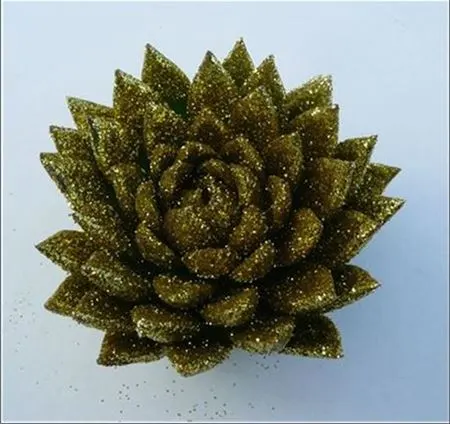 Echeveria Agavoides Glitter Gold Cutflowers 10 cm
