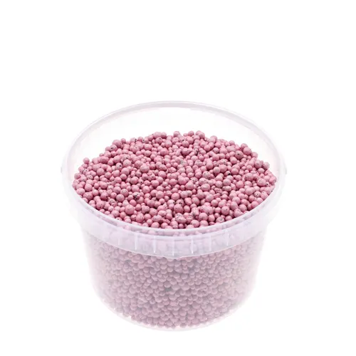 Dekoračná drť granulate 4- ružová 8 mm, 3 l