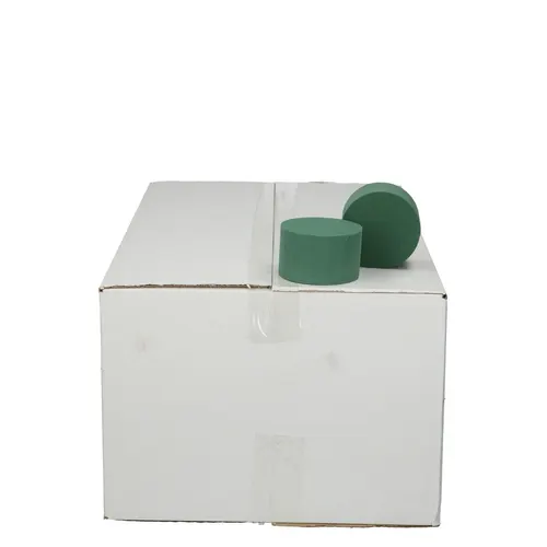 Floristická hmota basic valec zelená ⌀ 8 × 5 cm